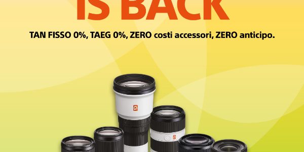 SONY promo TASSO ZERO 31-12-2022